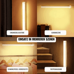 Bewegungsgesteuerte LED-Leuchte mit Magnetbefestigung