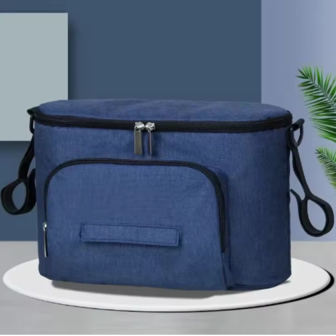 Isolierte Wickeltasche für Kinderwagen mit Feuchttuchspender