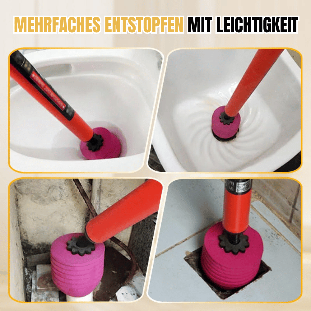 Manueller Hochdruck-Abflussreiniger – Verstopfungen ohne Chemie beseitigen