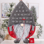 Adventskalender mit Santa-Anhänger – Countdown bis Weihnachten