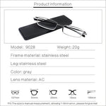 Kompakte Falt-Lesebrille für Herren und Damen
