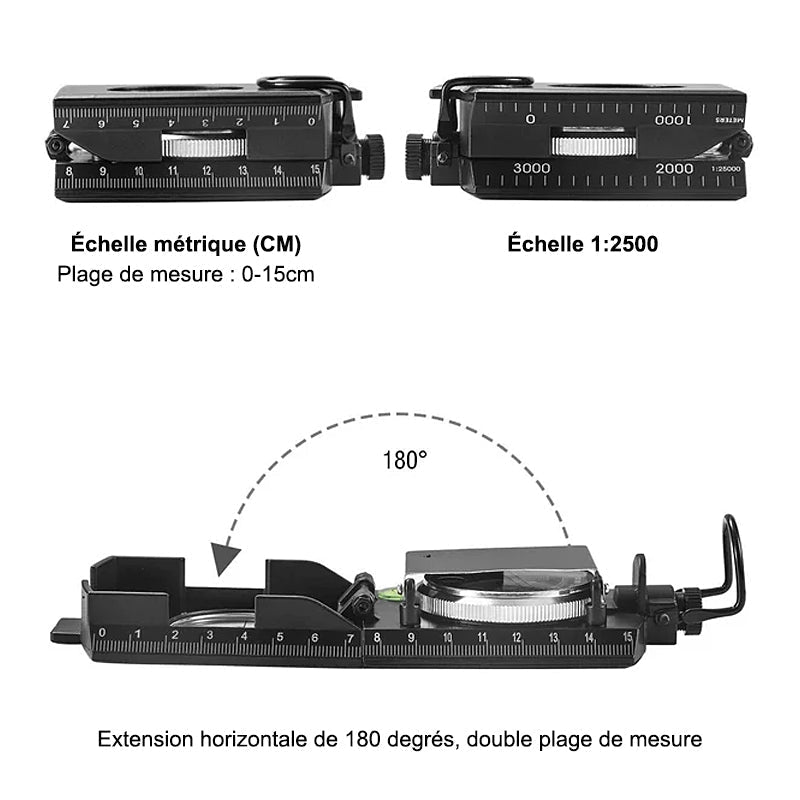 Multifunktionaler Militär-Navigation Kompass