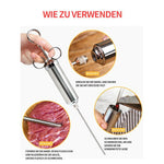 Edelstahl Gewürzinjektor für saftiges Fleisch | GustoSpray