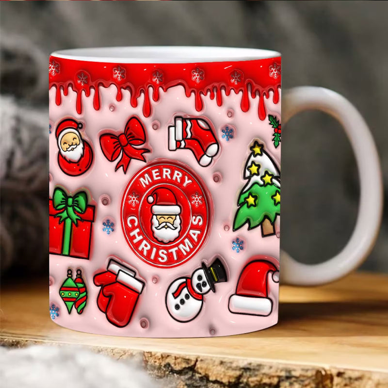 Festliche 3D Kaffeetassen für Weihnachten | GlanzTasse