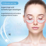 Effektives Gerät gegen dunkle Ringe und Schwellungen mit rotem Licht