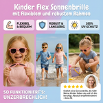 Flexibler und robuster Rahmen für Kinder Sonnenbrille