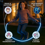 Springseil mit leuchtenden Effekten