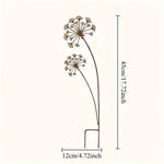 Elegant Metal Stake for Your Garden | Stylish Decorative Element