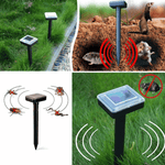 Solar-Powered Pest Repeller for Mice, Moles, and Snakes