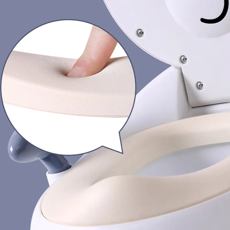 Kindertöpfchen in Panda-Design – Weiches Baby-Töpfchen mit PU-Sitz