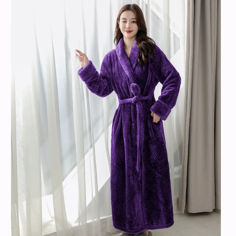 Comfortable Bathrobe | Soft & Stylish | With Belt and Collar