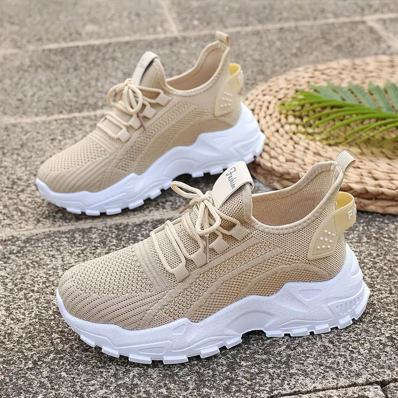 Women's Lightweight Sneakers - Breathable Running Shoes for All Seasons