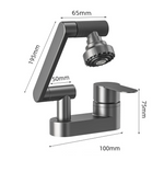 Duo-Flex Waschbeckenmischer mit 360° drehbar – Zwei-Loch-Armatur für Warm- und Kaltwasser