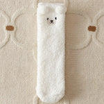 Wärmeschmeichler Women's Cuddle Socks | Fluffy & Cozy | 3D Bear Pattern