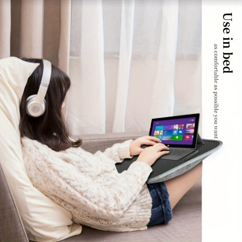 Tragbarer Laptop-Tisch mit weichem Boden – Ideal für Bett, Sofa und unterwegs