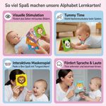 Lernkarten mit Tiermotiven für das Alphabet