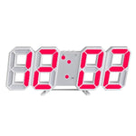 Modern 3D LED Wall Clock – Stylish Design with Dimmer Function