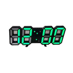 Modern 3D LED Wall Clock – Stylish Design with Dimmer Function