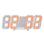 Modern 3D LED Wall Clock – Stylish Design with Dimmer Function