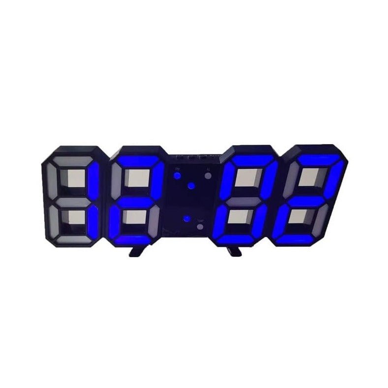 Moderne 3D LED Wanduhr – Stilvolles Design mit dimmbarer Beleuchtung