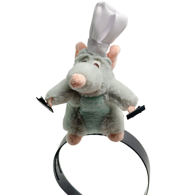 Plüsch-Haarband mit Chef Ratatouille Motiv