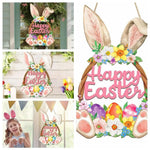 Spring Magic Wooden Easter Decoration | 29.5×19.5 cm