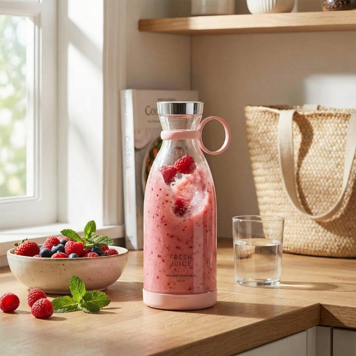 Kompakter Smoothie-Mixer für unterwegs