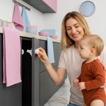 Set zur magnetischen Sicherung von Schränken und Türen für Kinder