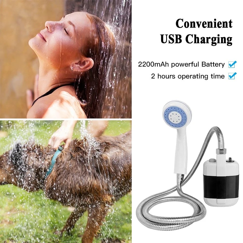 Tragbare USB-Duschen mit Pumpe – Erfrischung überall