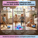 Schwebender Luftball mit Kissen