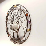Lebensbaum Wandkunst aus Metall – Mystisches Design