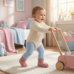 Babyschuhe für den Winter mit Futter in Wildleder-Design