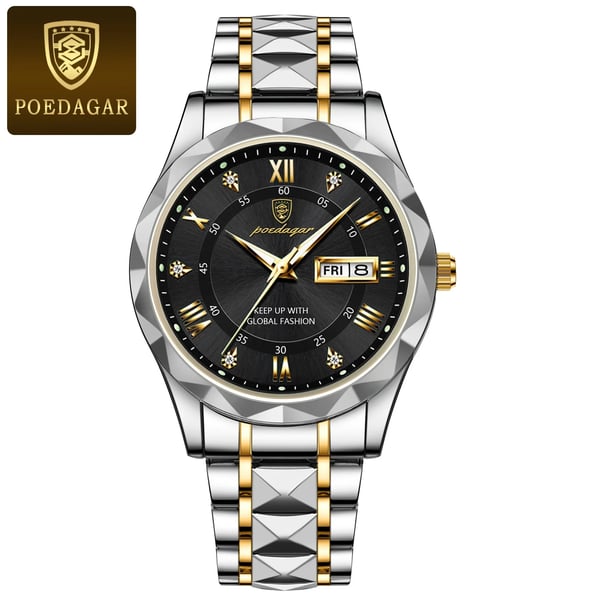 Elegante wasserdichte Herrenarmbanduhr mit Luminous-Funktion
