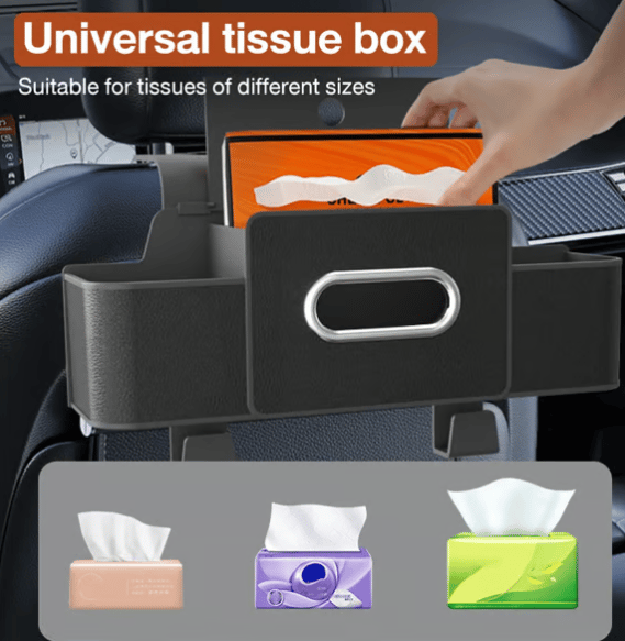 Car Backseat Organizer | Waterproof Storage Solution with Holders