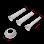 3 Stück Wurstfülltrichter Set – DIY Wurstfüller Röhren
