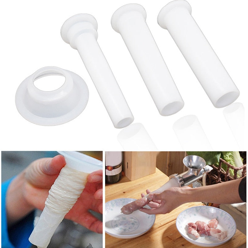 3 Stück Wurstfülltrichter Set – DIY Wurstfüller Röhren