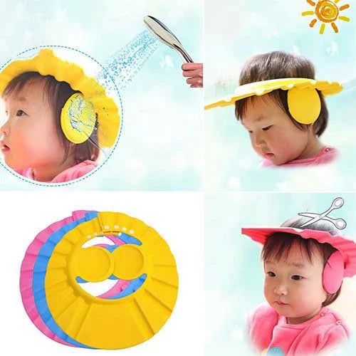 Baby Duschhaube mit Ohren Schutz für Kinder
