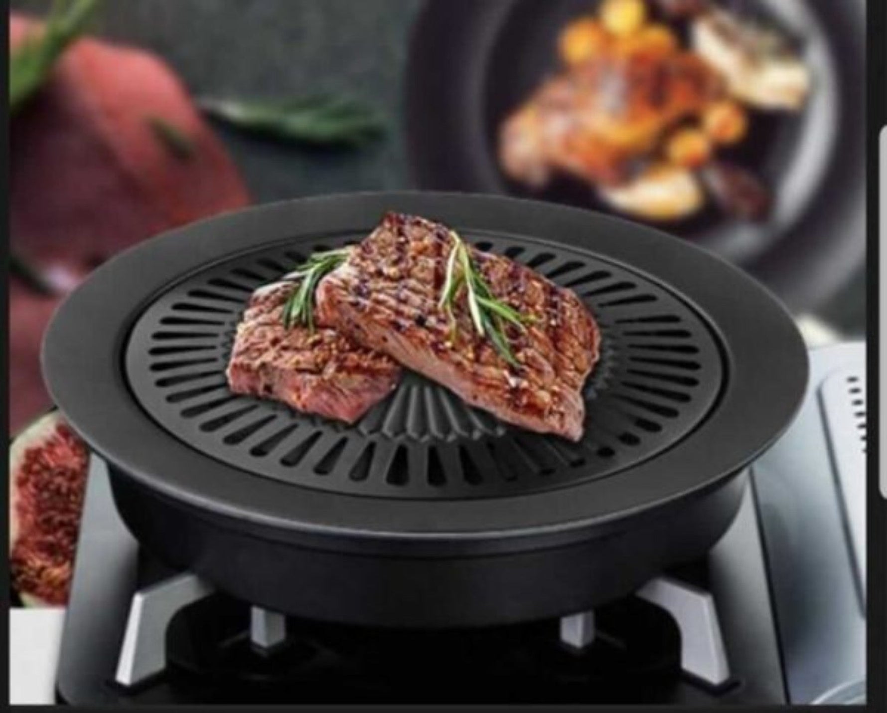 Grillpfanne für den Herd - BBQ Grillpfanne