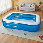 Geräumiger Aufblasbarer Familienpool für 4 Personen - Robustes PVC-Material