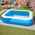 Geräumiger Aufblasbarer Familienpool für 4 Personen - Robustes PVC-Material