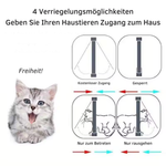 4-Wege Haustiertür für Katzen und Hunde