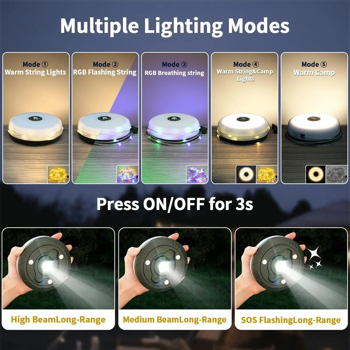 LumiPack 4-in-1 Camping Light for Unforgettable Nights
