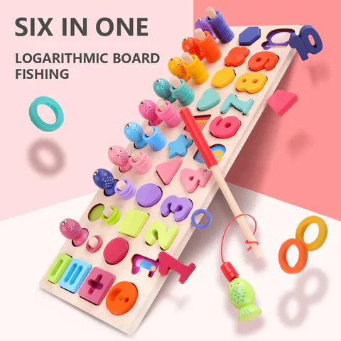 Multifunktionales Montessori 4-in-1 Mathematikspielzeug