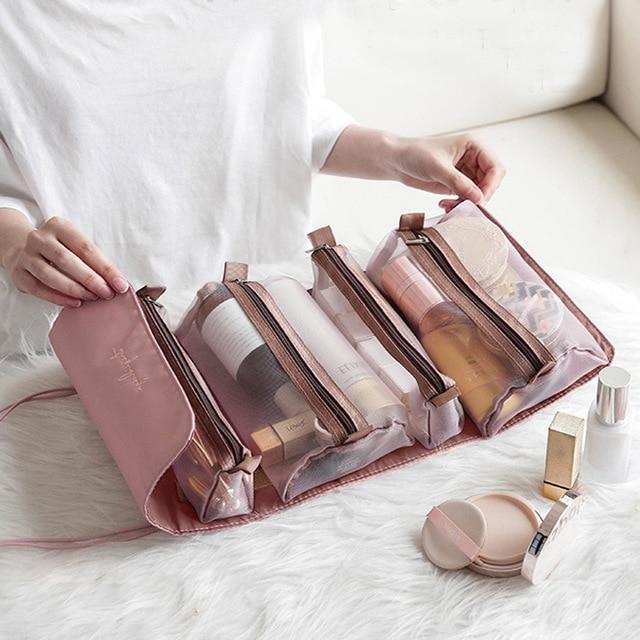 Vielseitige 4-in-1 Kosmetiktasche | BeautiFlex