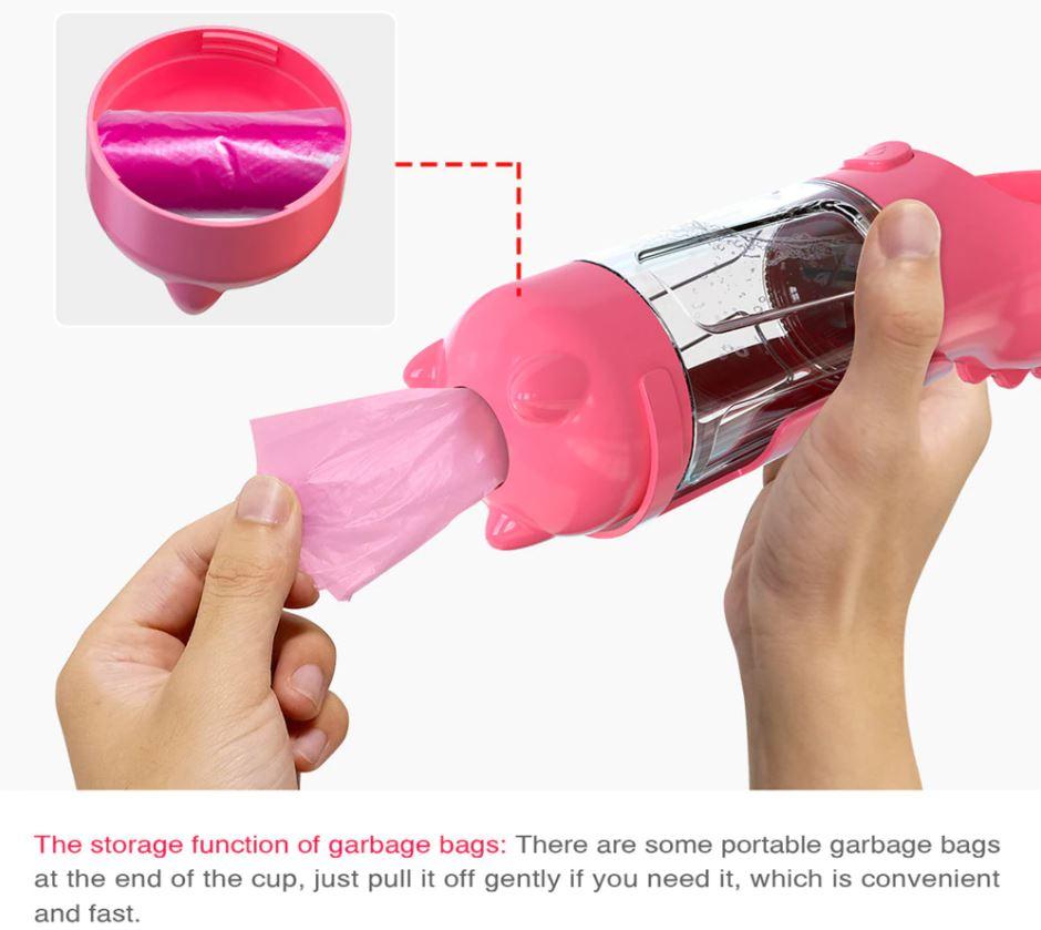 Multifunktionale Hunde-Trinkflasche | AquaPaw™