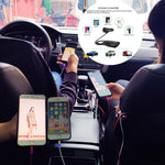 4-fach USB Auto-Ladegerät mit Verlängerungskabel | PowerMatic