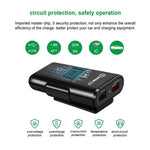4-fach USB Auto-Ladegerät mit Verlängerungskabel | PowerMatic