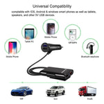 4-fach USB Auto-Ladegerät mit Verlängerungskabel | PowerMatic