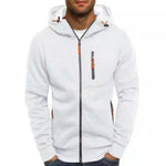 Vielseitige Herren Hoodie-Weste mit praktischem Reißverschluss
