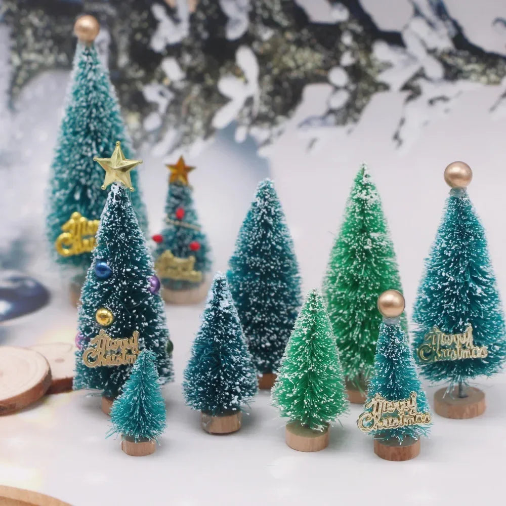 Festive Miniature Tree | Handcrafted from cedar and pine | Table decoration & Christmas figurine 4.5–13 cm